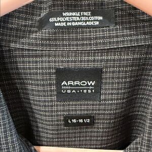 Arrow Charcoal Plaid Shirt